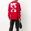 Fw20 Sweater med Diagonal striper og lagdelte ermer