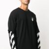 Fw20 Sweater med Diagonal striper og lagdelte ermer