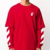 Fw20 Sweater med Diagonal striper og lagdelte ermer