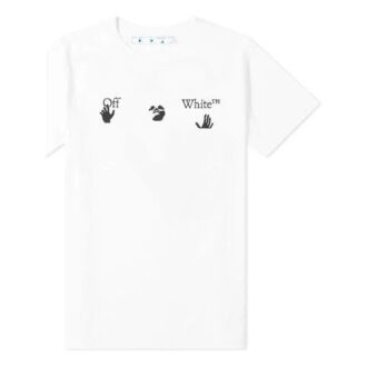 FW20 T-skjorte med logo-trykk, rund hals og korte ermer