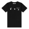 FW20 T-skjorte med logo-trykk, rund hals og korte ermer