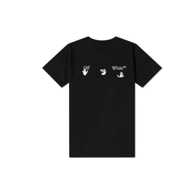 FW20 T-skjorte med logo-trykk, rund hals og korte ermer