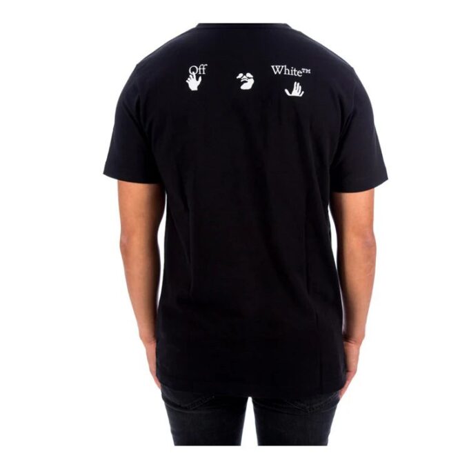 FW20 T-skjorte med logo-trykk, rund hals og korte ermer