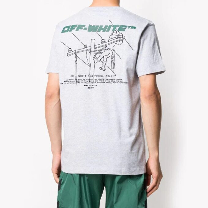 FW20 Trellis Worker Logo-trykt herregrå