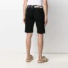 FW21 Alfabetbelte-design, uformelle Shorts, svart