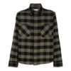 FW21 Arrow flanellskjorte med rutemønster, lange ermer, løs passform, gul
