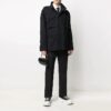 FW21 Arrows Logo Cargo Pocket ensfarget langermet jakke vanlig versjon svart