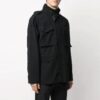FW21 Arrows Logo Cargo Pocket ensfarget langermet jakke vanlig versjon svart