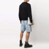 FW21 Arrows-mønster Rundhalset Pullover-versjon Svart