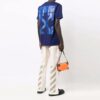 FW21 Arrows Printing Rund hals Short Shorts Vanlig versjon Blå