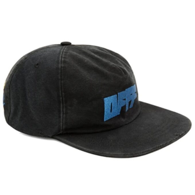 FW21 Bomull Minimalistisk Casual Alfabet-trykk Cap Svart