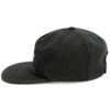 FW21 Bomull Minimalistisk Casual Alfabet-trykk Cap Svart
