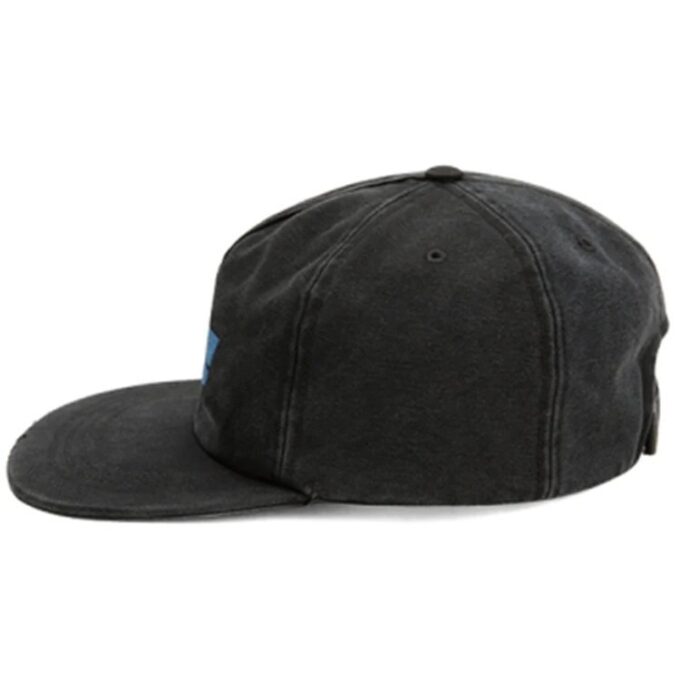 FW21 Bomull Minimalistisk Casual Alfabet-trykk Cap Svart