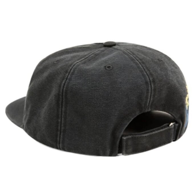 FW21 Bomull Minimalistisk Casual Alfabet-trykk Cap Svart