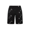 FW21 bomullsShorts med fullt alfabet-trykk, casual versjon, svart
