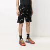 FW21 bomullsShorts med fullt alfabet-trykk, casual versjon, svart