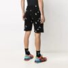 FW21 bomullsShorts med fullt alfabet-trykk, casual versjon, svart