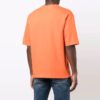 FW21 Brystlogo-trykk Rund hals Shorts Kort erme Vanlig versjon Oransje
