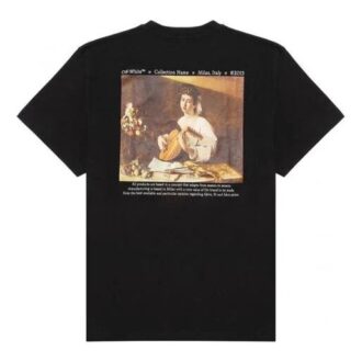 FW21 Caravaggio-maleri kortærmet løs passform svart