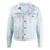 FW21 Denimjakke med piltrykk, blå