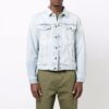 FW21 Denimjakke med piltrykk, blå