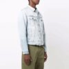 FW21 Denimjakke med piltrykk, blå