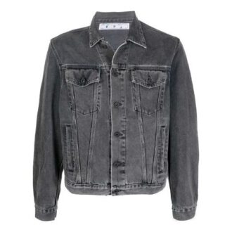 FW21 Denimjakke Slim Fit-versjon Grå