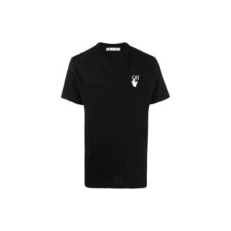 FW21 Gradient flerfarget pil kortærmet vanlig versjon svart