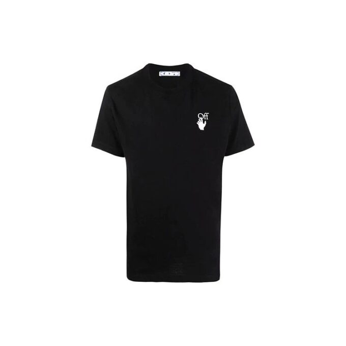 FW21 Gradient flerfarget pil kortærmet vanlig versjon svart