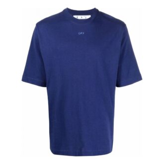FW21 gummi-pil, oversized, kort ermet, blå