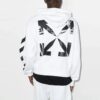FW21 hettegenser med lange ermer, hvit