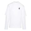FW21 hvit Arrow, langermet, standardversjon, unisex, hvit