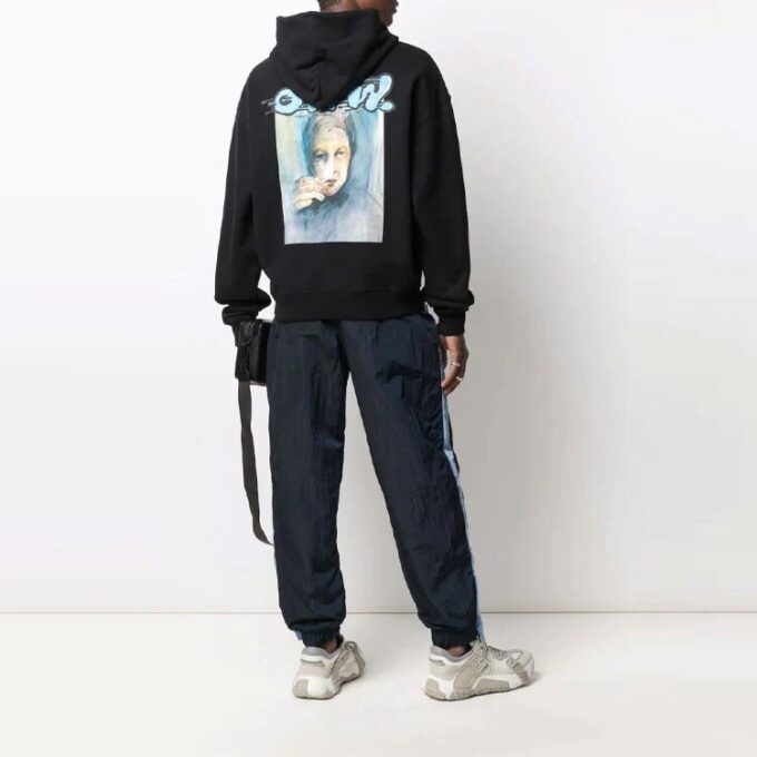 FW21 Liquid Mirko-trykk, herre, svart