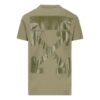 FW21 Logo Arrows pattern round neck Shorts with short sleeves, regular version, green