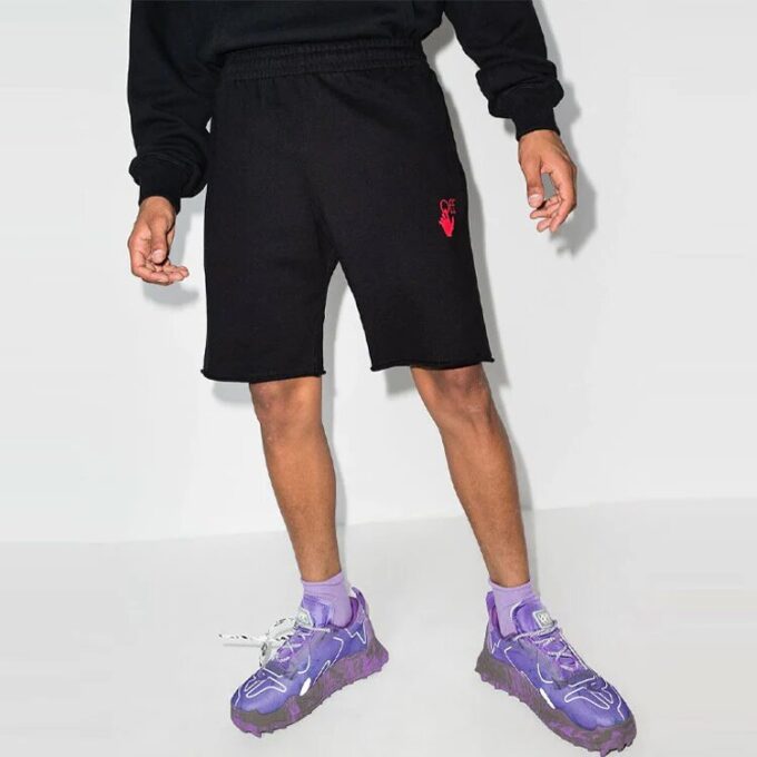 FW21 Logo-bukser Sportsshorts Vanlig versjon Svart
