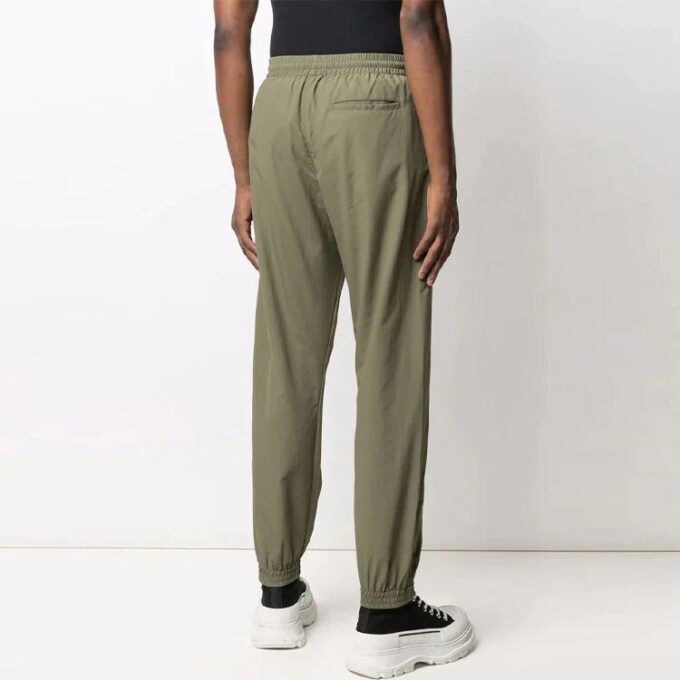 FW21 Logo Casual lange bukser vanlig versjon mørkegrønn