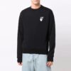 FW21 Logo med pilemønster, svart