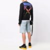 FW21 Logo med pilemønster, svart
