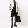 FW21 Logo-mønster sportsshorts, svart