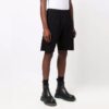 FW21 Logo-mønster sportsshorts, svart