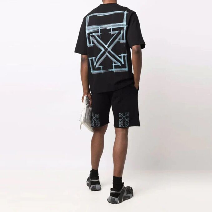 FW21 Logo Rundhalset Kortærmet Slim Fit-versjon Svart