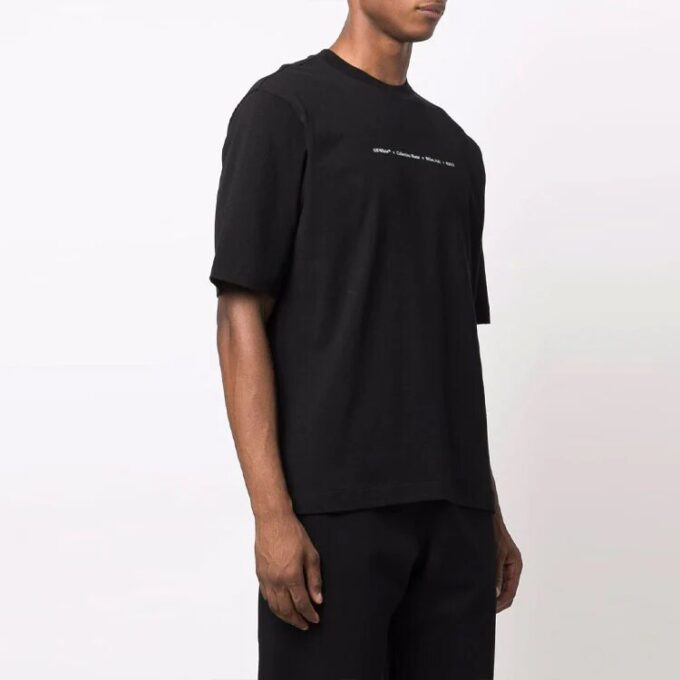 FW21 Logo Rundhalset Kortærmet Slim Fit-versjon Svart