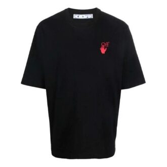 FW21 Logo Rundhalset Kortærmet Vanlig versjon Svart
