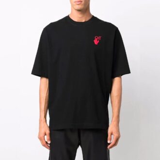 FW21 Logo Rundhalset Kortærmet Vanlig versjon Svart