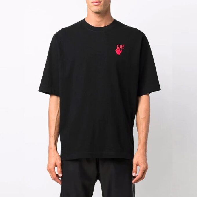 FW21 Logo Rundhalset Kortærmet Vanlig versjon Svart