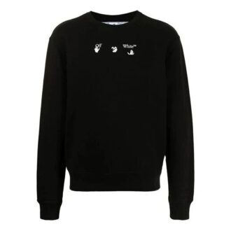 FW21 Logo-trykk, løs passform, svart