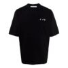 FW21 Logo-trykk Rund hals Kort ermet Vanlig versjon Svart