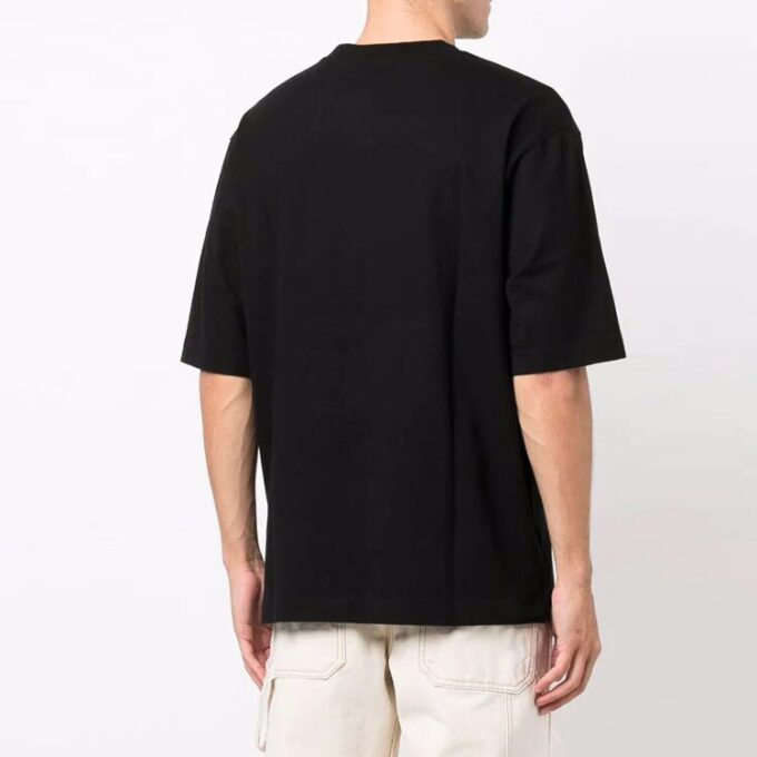 FW21 Logo-trykk Rund hals Kort ermet Vanlig versjon Svart