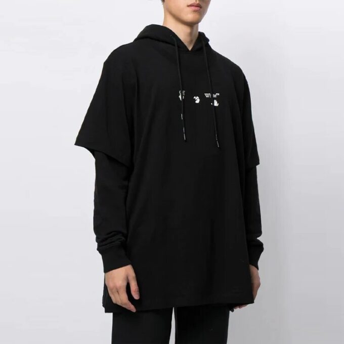 FW21 Marker Arrows Langermet genser Løs passform Svart