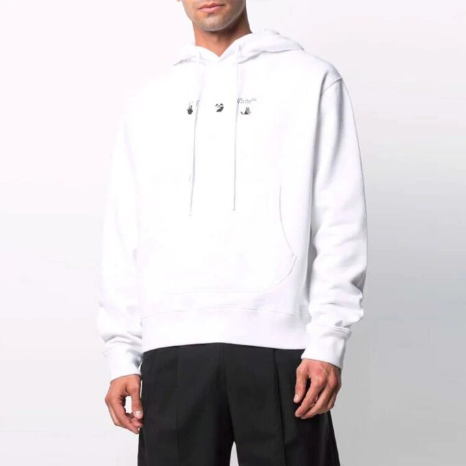 FW21 Marker Arrows Print Langermet Herre Hvit
